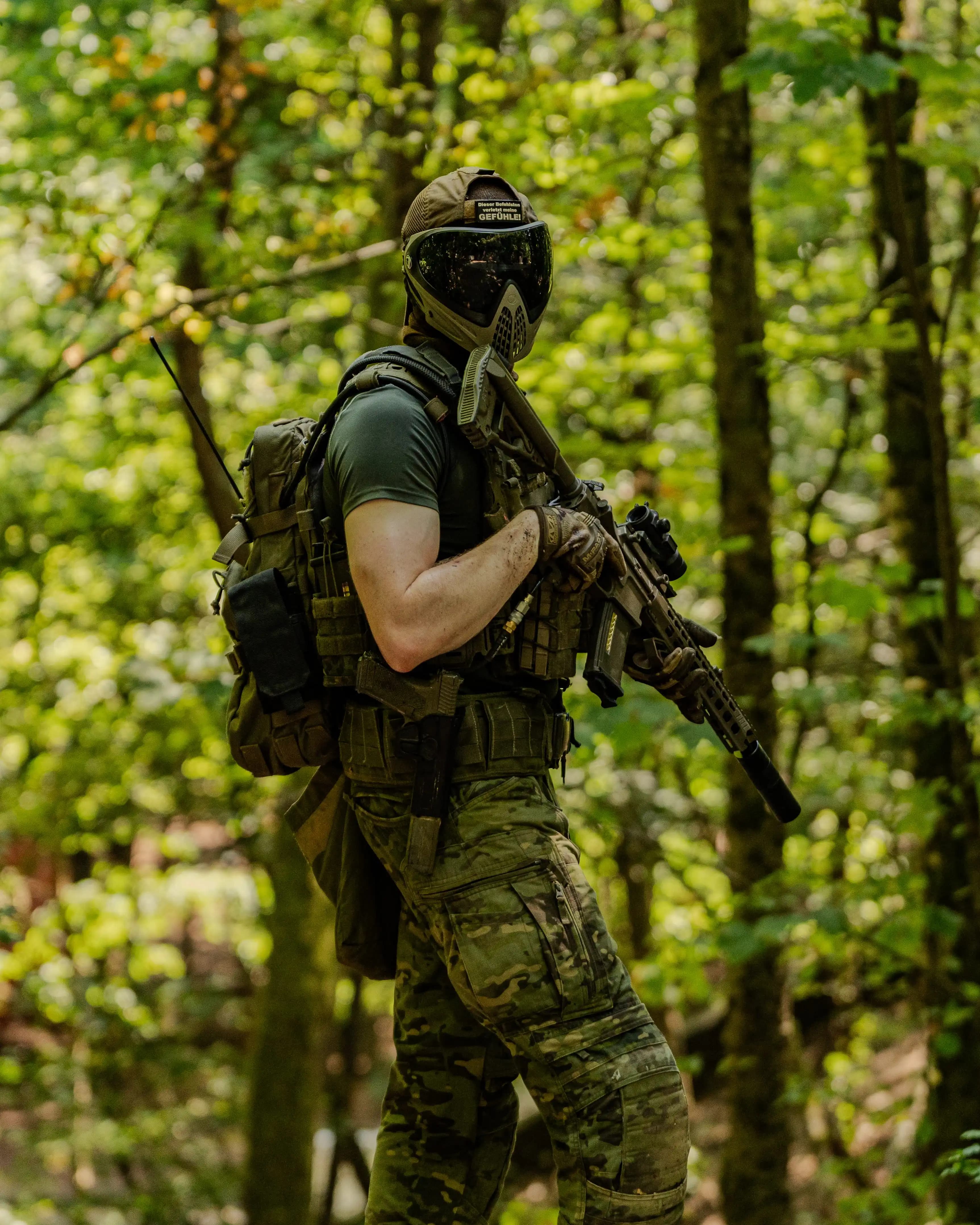 Detailreiche Airsoft-Aufnahme aus einer veröffentlichten Galerie